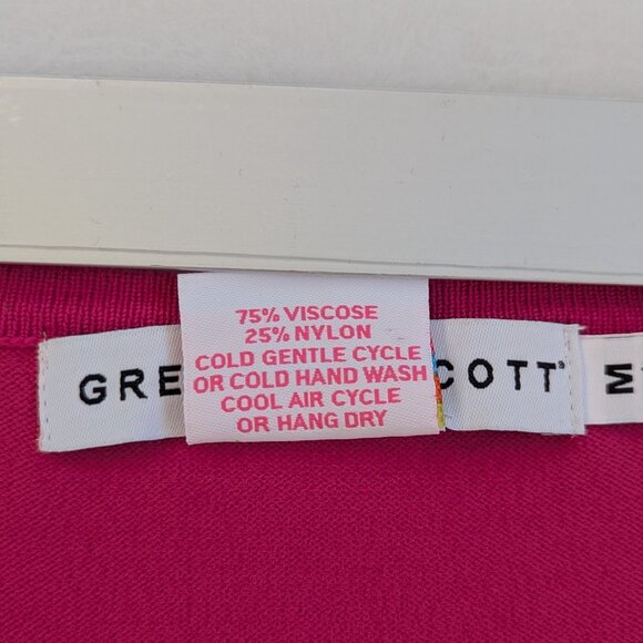 Gretchen Scott Women's Sweater Size Medium Pink Lightweight - Picture 13 of 13